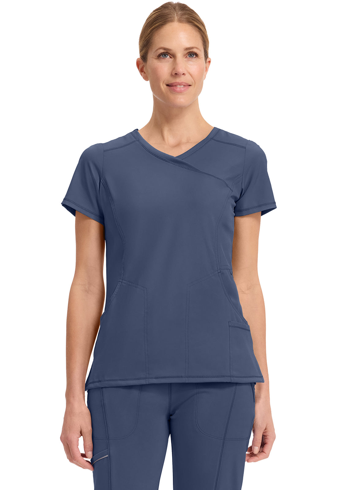 Infinity by Cherokee Mock Wrap Top