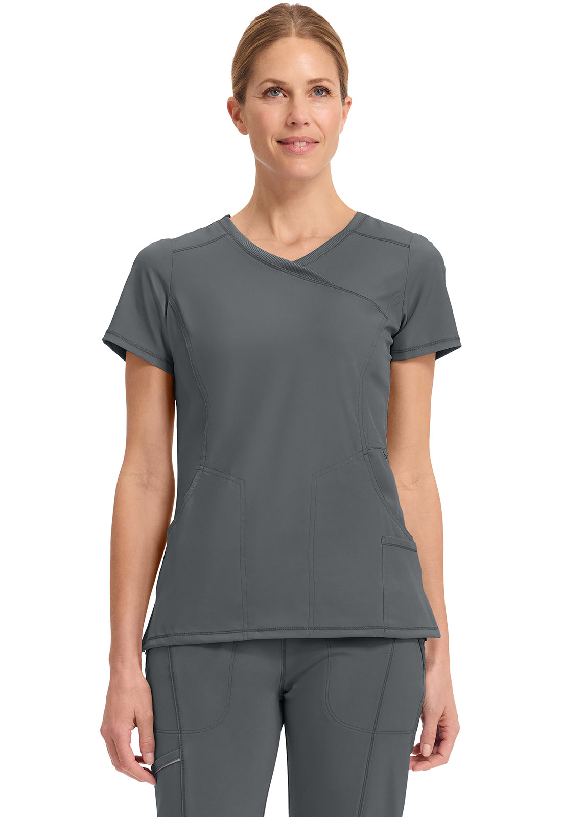 Infinity by Cherokee Mock Wrap Top