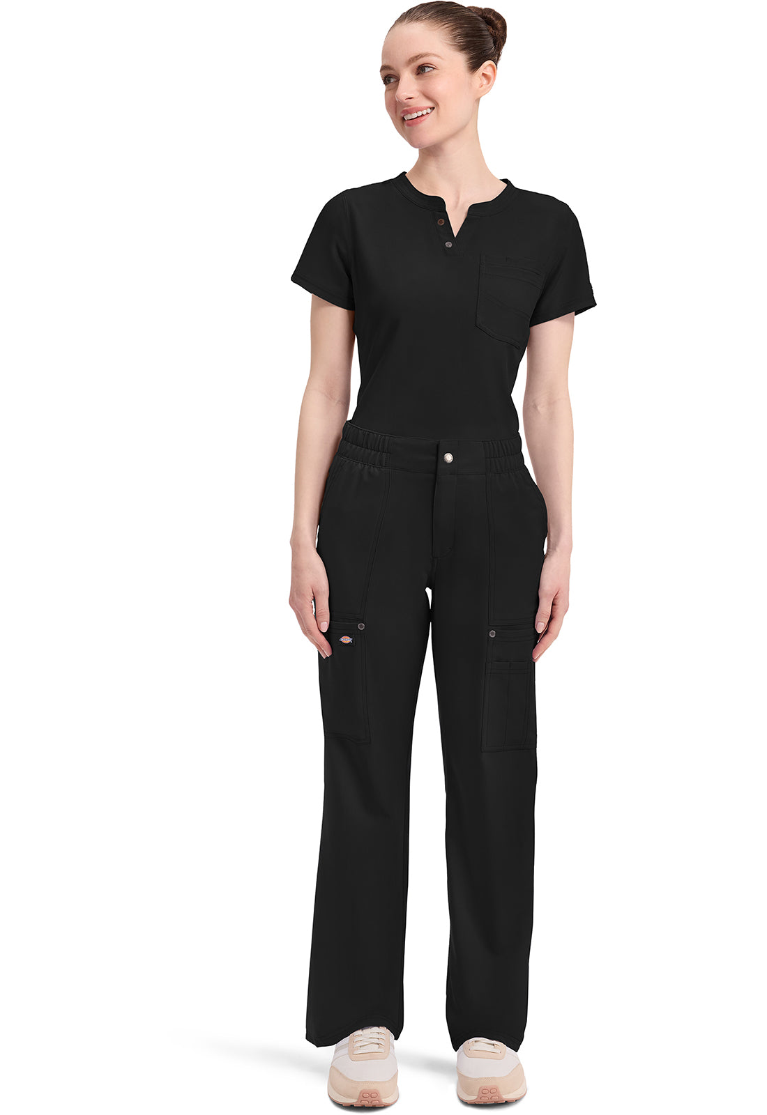 LOW STOCK- Discontinued Dickies Mid Rise Zip Fly WIDE LEG Cargo Pant